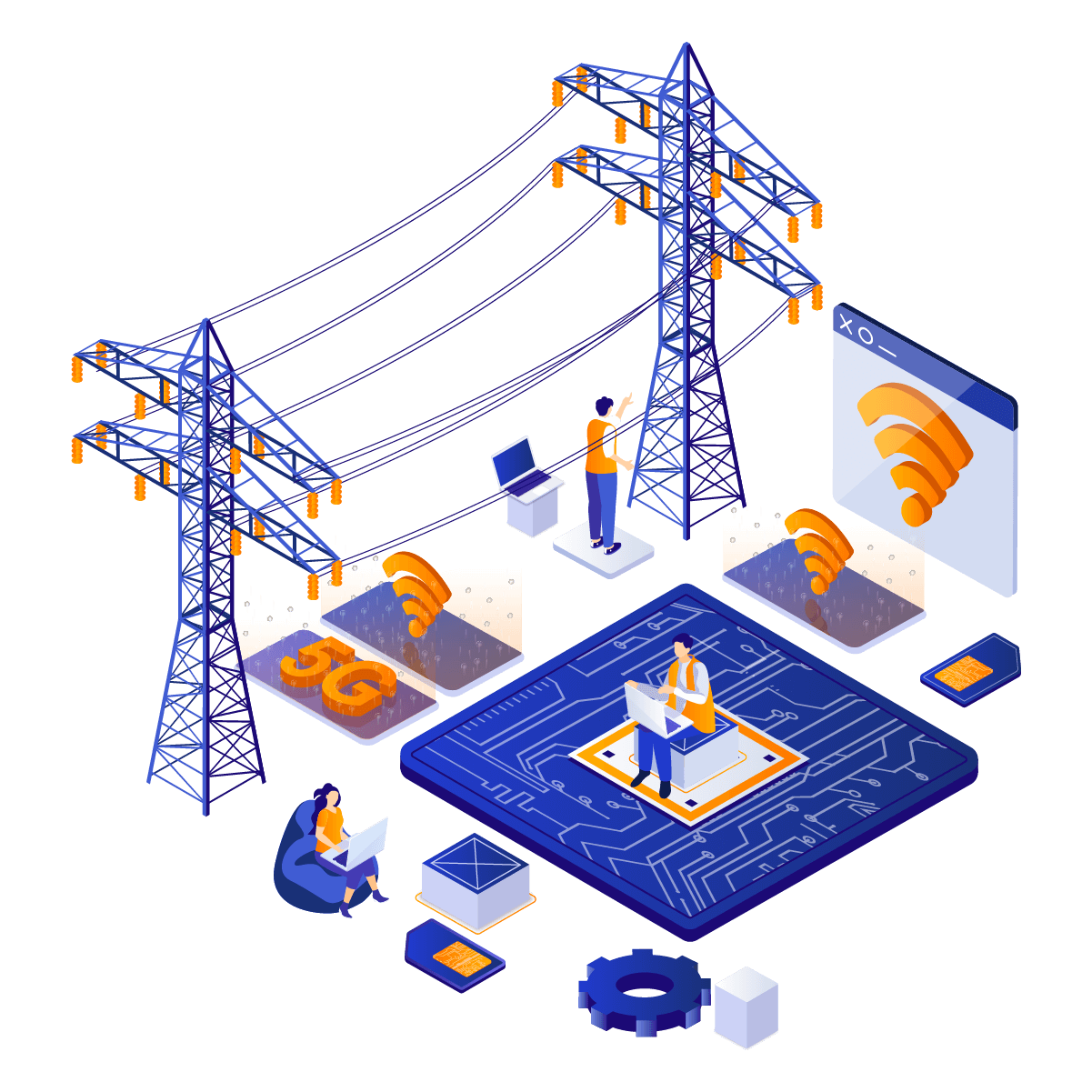 Assistenza e installazione reti di telecomunicazioni